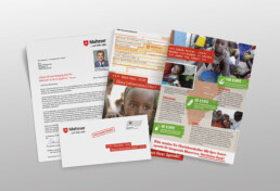 Mailing Package Übersicht Malteser Afrika Teaser